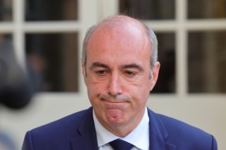 Olivier Marleix avait soutenu ce printemps la candidature de Bruno Retailleau à la présidence des Républicains face à Laurent Wauquiez (archives). KEYSTONE/EPA/OLIVIER MATTHYS